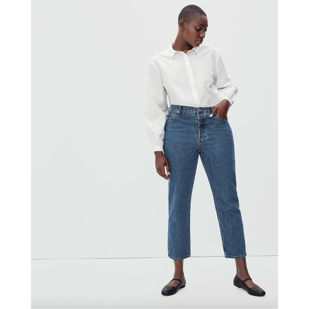 NWT Everlane The 90s Cheeky Hourglass Jean 100% Organic Cotton, 28